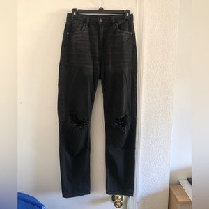 SOLD: Black Ripped AE Jeans